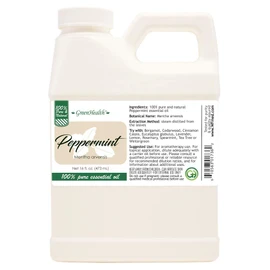 Peppermint 100% Pure Therapeutic Grade Essential Oil-16 fl oz, Perfect for Aromatherapy Diffusers, Candle Making, Soap Making