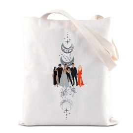 FOTAP SJM Gift SJM Book Lover Tote Bag Velaris City Of Starlight Gift The Night Court Bookish Handle Bag Court of Dreams Gift (S JM 6 UK2)