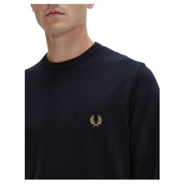 MAGLIONE GIROCOLLO UOMO FRED PERRY NAVY