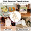 2 Pack Mini Easel Stand 19x28CM Adjustable Tabletop Easel Art