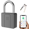 Fingerprint Padlock, Pothunder Smart Lock with APP Fingerprint Key, Keyed