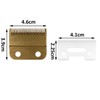 AIRERA Professional 2-Hole Replacement Blades Set #2161, 1 Carbon Steel