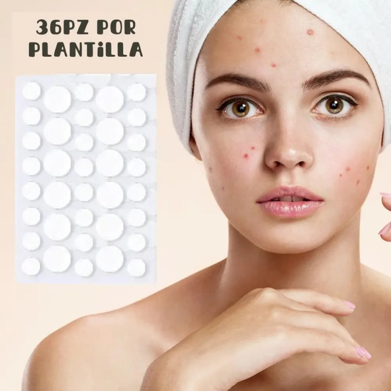 VERALYMX - 180 Parches Para Acné Espinillas Facial Absorbente Oculta