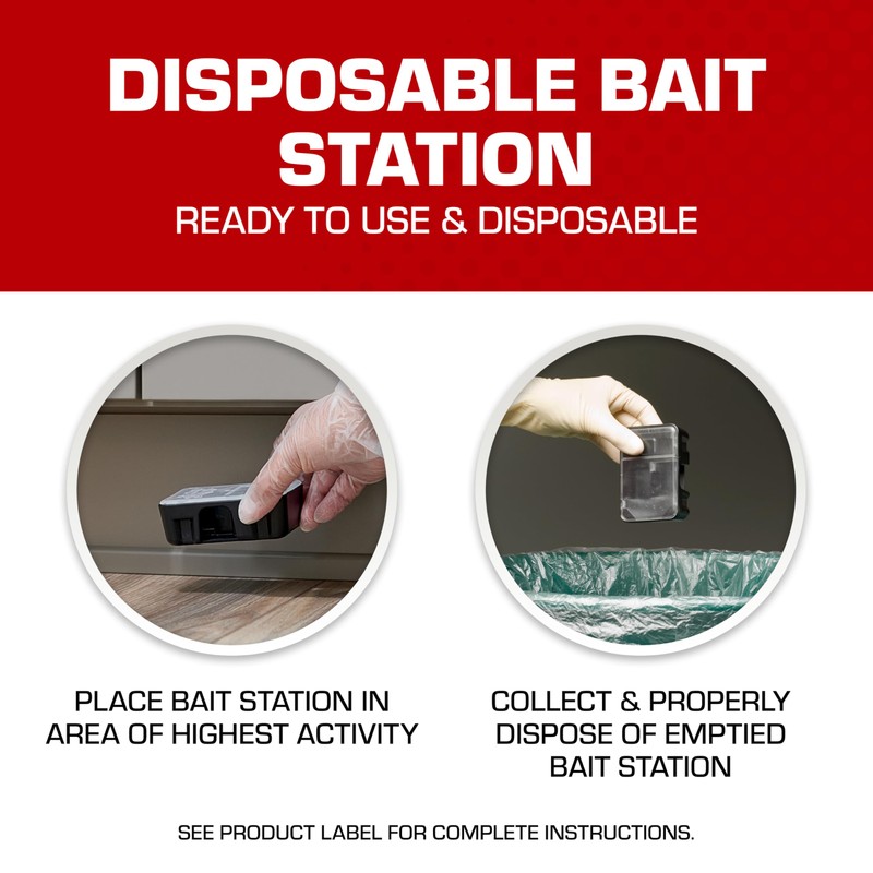 Tomcat Mouse Killer Disposable Station for Indoor/Outdoor Use - Child
