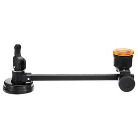 HARFINGTON Circular Glass Cutter 1.6"-7.9" Cutting Radius Adjustable Precise Cutting Compass Circular Glass Cutter with Suction Cup Oil Tank for Glass Ceramic Tile Cutting, Black