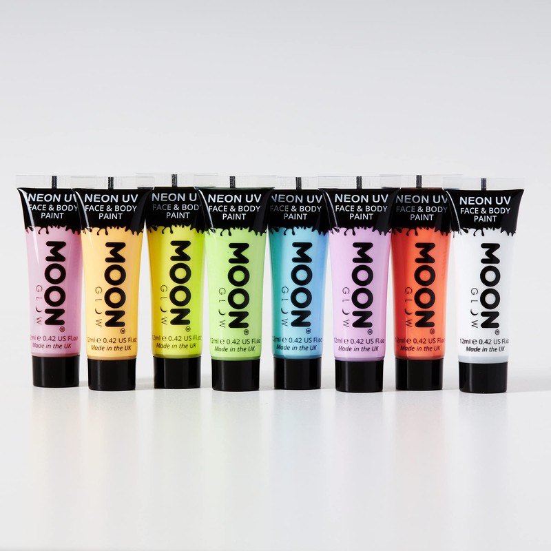 Moon Glow – UV Neon Body Paints – 12ml Black Body Paint