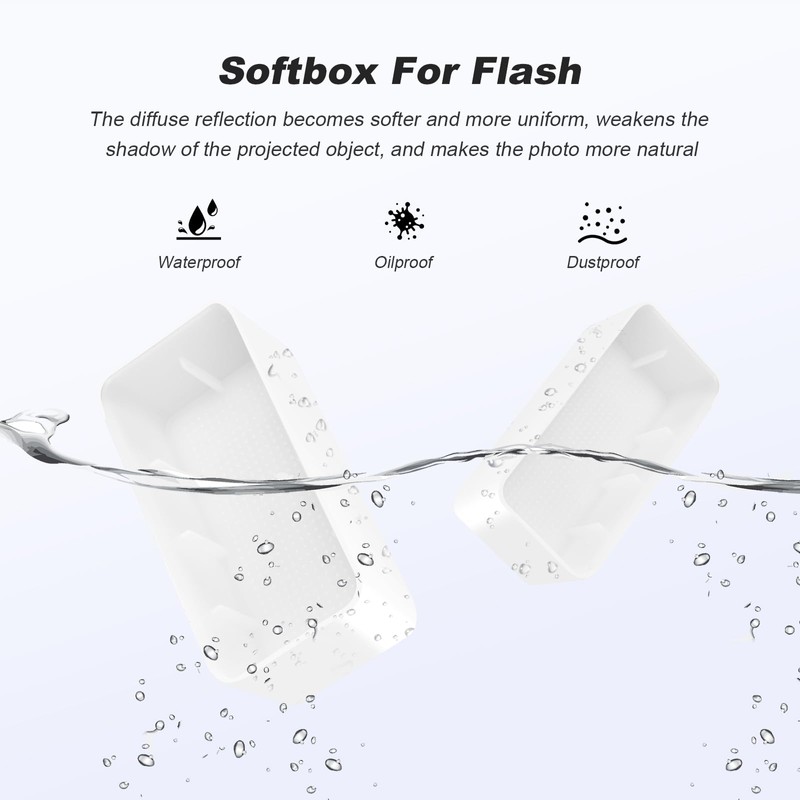 3Pack Flash Diffusers for Godox im30 Flash Only Compatible with