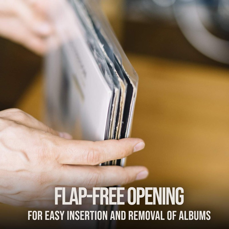 Vinyl Fever Record Sleeves [125 Pack] - Outer Album Covers