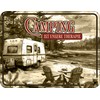 Funny decorative tin sign: Camping ist Therapie