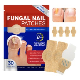 Parches Para Uñas Fúngicos 30pcs/caja De Parches Para