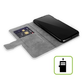 Head Case Designs Blue Gift Box Kawaii Christmas Penguins Leather Book Wallet Case Cover Compatible With Oppo Reno8 Pro