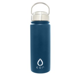 KOR Water Rok Stainless Steel Bottle Stainless Steel Sapphire 7 x 7 x 22 cm
