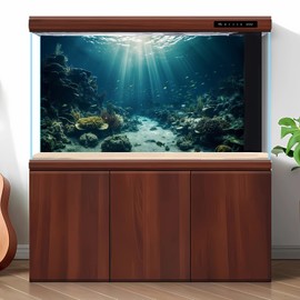 Ocean Floor Fish Tank Background Under The Sea Coral Reef Aquarium Background Underwater Aquatic Plants Corals Rock Terrarium Background Tropical Fish Deep Sea Fish Tank Background Decor 24x16in