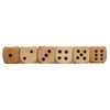 WE Games Wooden Dice Set with Rounded Corners - Pack