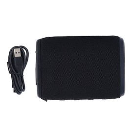 Bluetooth5.0 Speaker IPX7 Waterproof 1000mAh Rechargeable Stereo Sound Speaker Portable Wireless Speaker for Travel Hiking Office Black