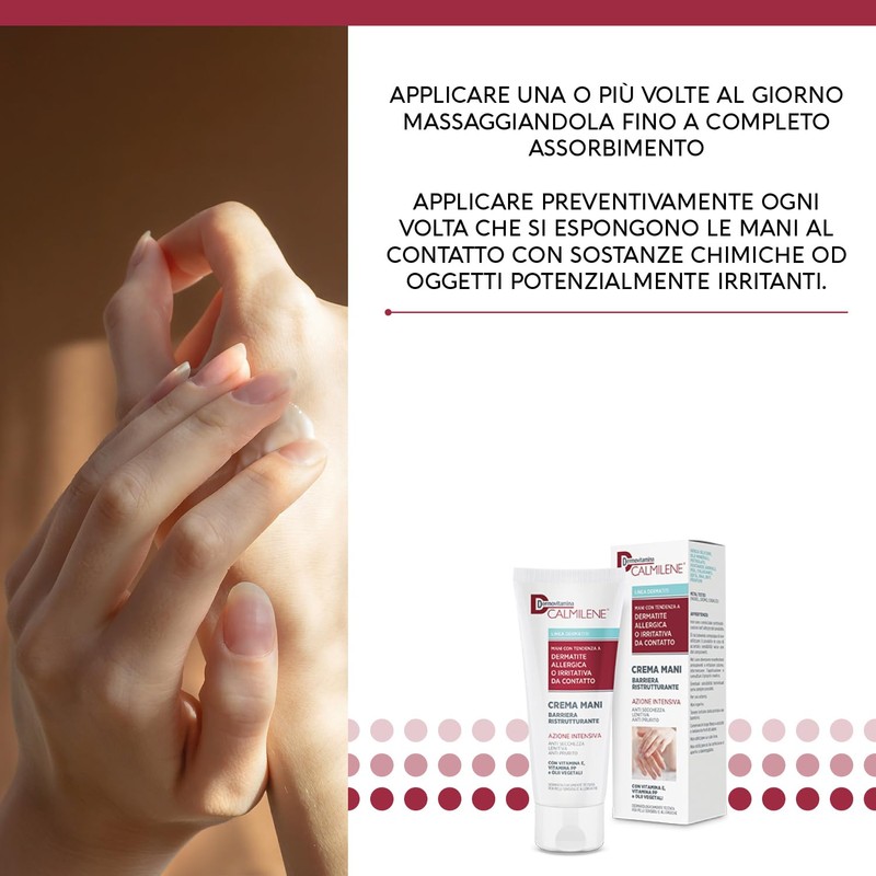 Dermovitamina Calmilene Crema Mani Barriera Ristrutturante 75 ml