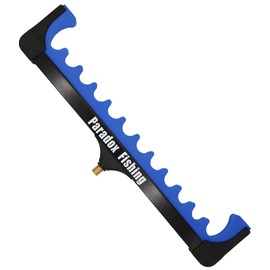 Paradox Fishing Feeder Rod Holder 31 cm - Feeder Accessories Feeder Rod Feeder Rest - Rod Rest for Feeder Rods (1 x Feeder Red)