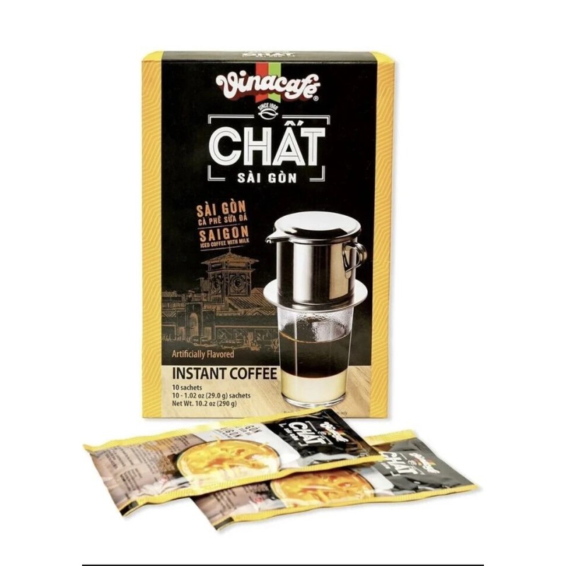 Vinacafe Chat 3-In-1 Instant Coffee 10 Sachets x 29g (
