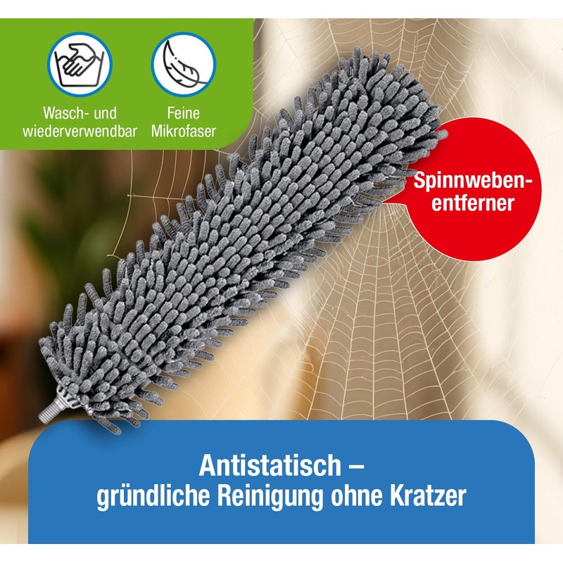 Clever Clean Telescopic Duster [Set of 5] Extendable Duster, Telescopic