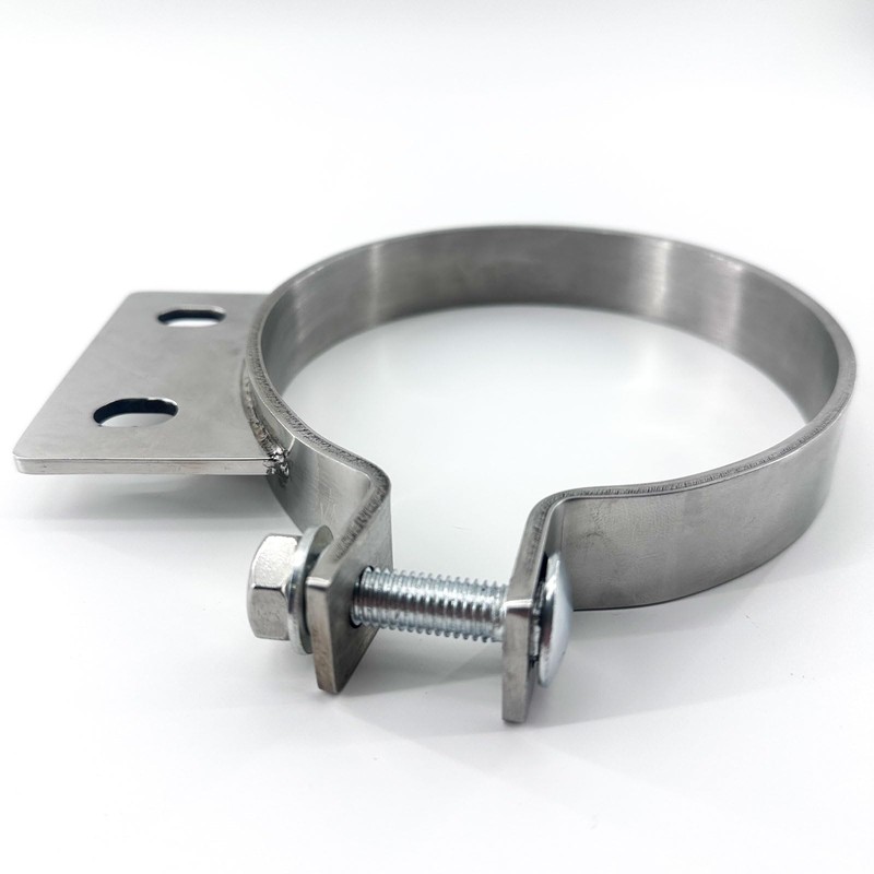5" Chorme Mount Bracket Clamp for Peterbilt Exhaust Stack 379