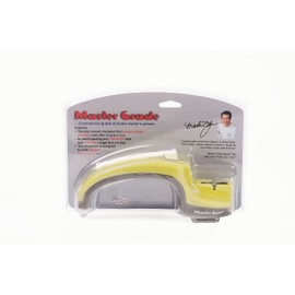 Master Grade Heavy Duty Tungsten Manual Knife Sharpener, Knife Sharpeners for Kitchen Knives (Lime)