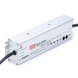 MedInnov HLG-240H-48B LED Power Supply, 48V 5A 240W, IP67 Rated, -40°F to 194°F, Constant Current/Voltage, Dimmable, UL Listed, for Indoor/Outdoor Industrial Lighting