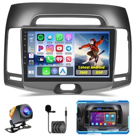 Realdio Android Car Stereo for Hyundai Elantra 2007 2008 2009 2010 with CarPlay Android Auto 26UI 2GB+64GB