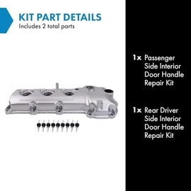 TRQ TRQ Left Valve Cover Drivers Side Compatible with Ford Lincoln