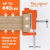 PONY 2-Pack Cabinet Clamps, 8510 Cabinet Claw 440 lbs Load