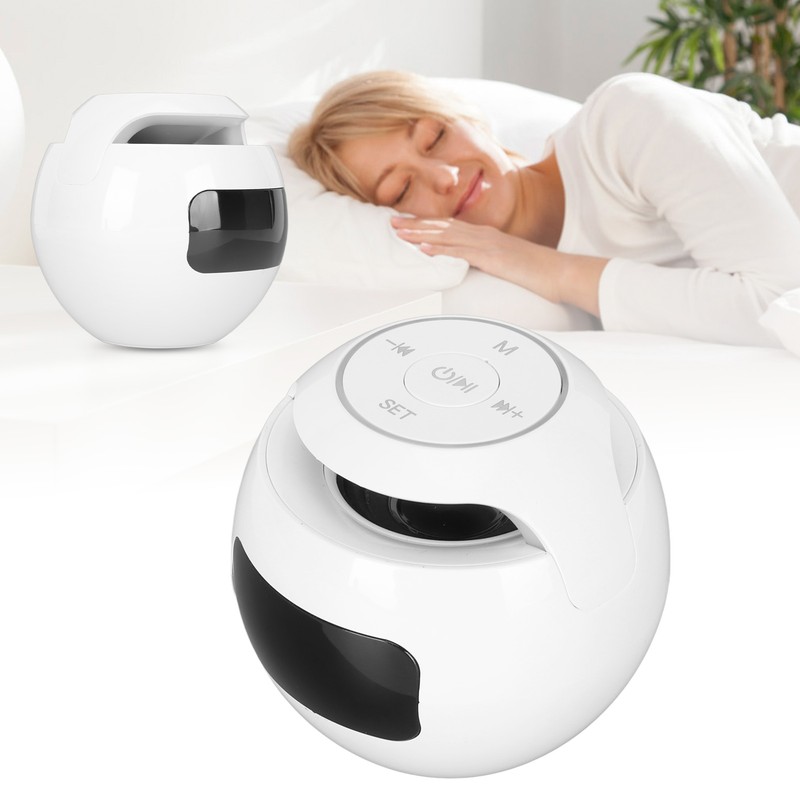 Bluetooth Alarm Clock Speaker Bass Full FM Radio Multifunction Portable