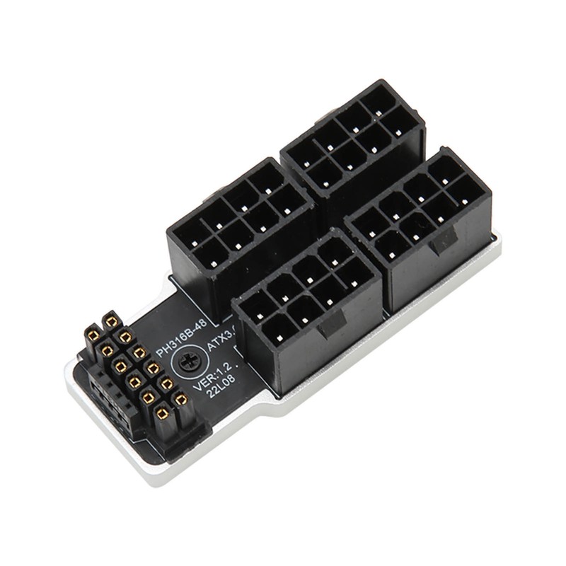 ATX 4 8P Up Angled Adapter 32P To 16P 600W