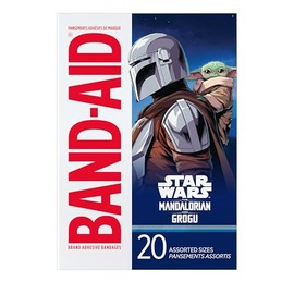 Band-Aid Vendajes de marca para niños, Star Wars The Mandalorian, 20 unidades