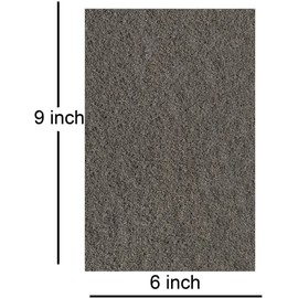 Premium 10 Pack 6" x 9" General Purpose Scuff Pads - Scuffing, Scouring, Sanding, Paint Primer Prep Adhesion Scratch - Surface Preparation Automotive Car Auto Body Woodworking Wood (Brown + Grey)