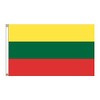 PinkDisplay Eur flags (Lithuania1)3x5ft(90x150cm) eyelets and double stitches