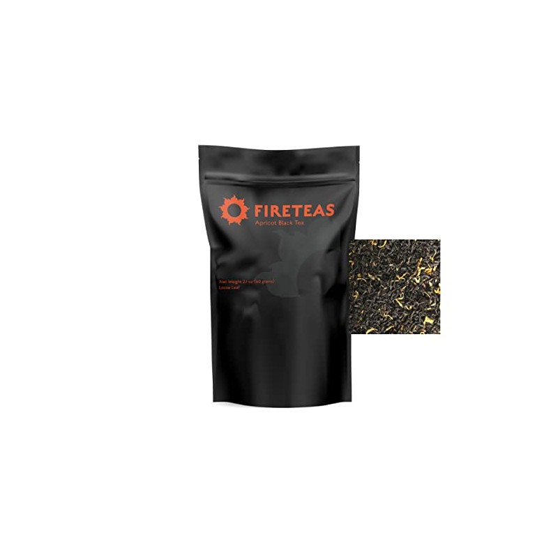 FIRE TEAS Apricot Tea - Loose Leaf Tea -