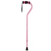 SkyMed Fashionable Offset Walking Cane Color: Pink
