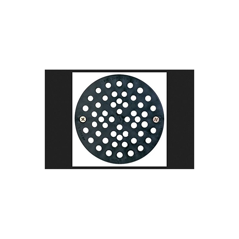 Sioux Chief 801-APK Floor Drain Replacement Strainer, 6-3/4", Black