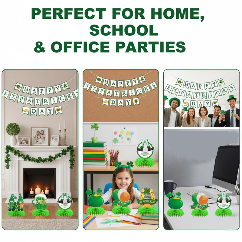 St. Patrick's Day Decorations Set - "Happy St. Patrick's Day"