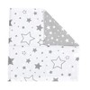 TupTam Children's Cushion Cover Decorative Patterned Grey Galaxy Size: 40