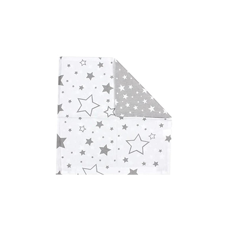 TupTam Children's Cushion Cover Decorative Patterned Grey Galaxy Size: 40