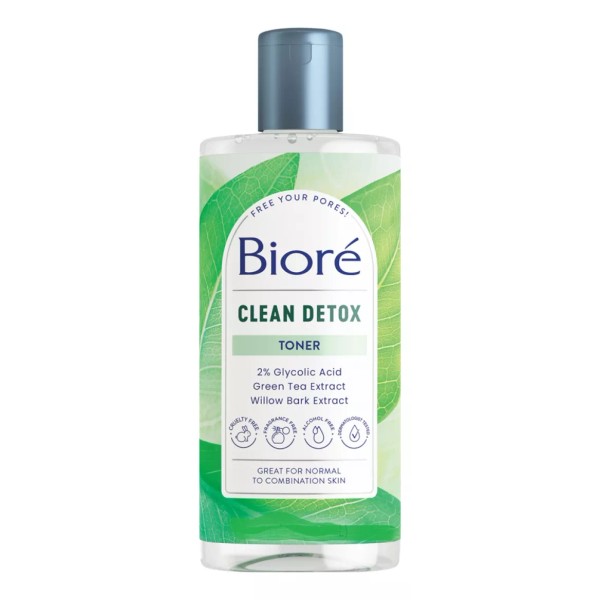 Bioré Biore Clean Detox Toner Limpiador Suave Piel Sensible 200ml