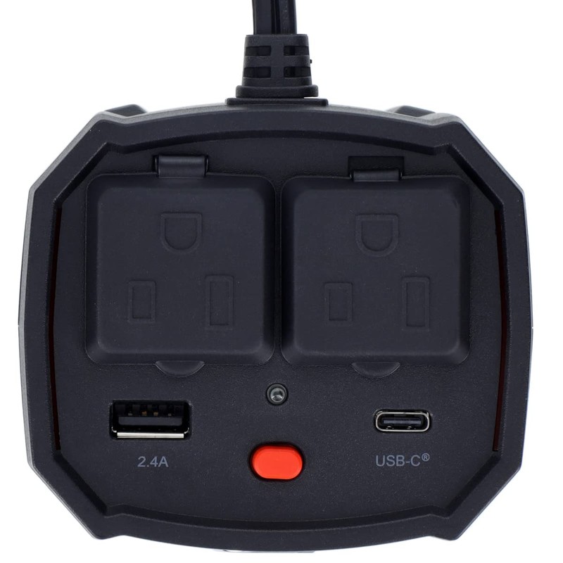 Cummins CMN120C 120 Watt Cupholder Inverter with Dual AC Outlets
