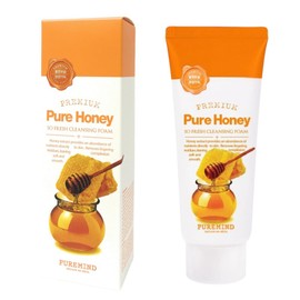 PUREMIND Deep Cleansing Foam, Facial Cleanser, Korean Skincare, Rich Soft Bubbles, Soothing and Moisturization (Pure Honey)