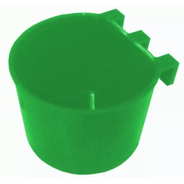 Rite Farm Products 8 OZ PIGEON QUAIL DOVE CHICKEN RABBIT BIRD FEEDER WATER DRINKER CUP WIRE CAGE