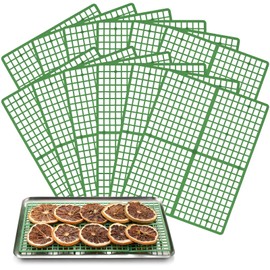 Tioncy 12 Pcs Tray Grids for Harvest Right Freeze Dryer Harvest Right Storage Rack for Fruit Vegetable Food Freeze Drying Accessories, Fits All Trays (Green)