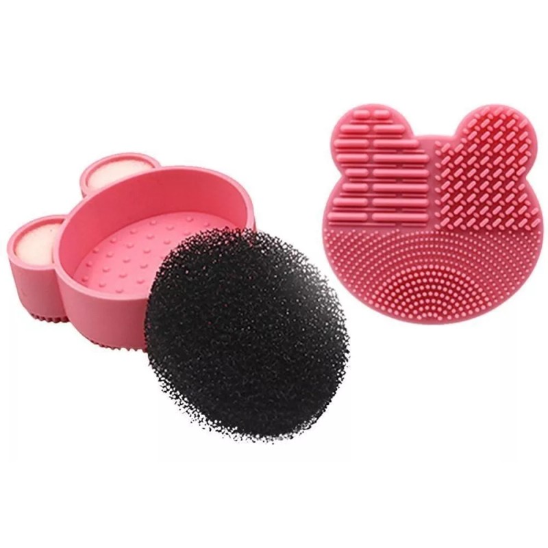 Veraly Limpia Brochas Maquillaje Estuche Esponja En Seco Forma Full