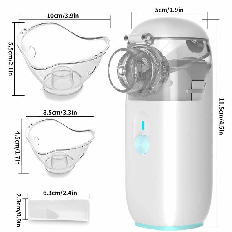 Portable Nebulizer, Mini Nebulizer Machine, Children's Atomizer, Handheld Nebulizer for