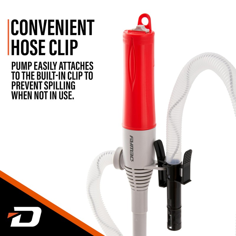 Deway Automatic Fuel Transfer Small 15" Pump with Auto-Stop &