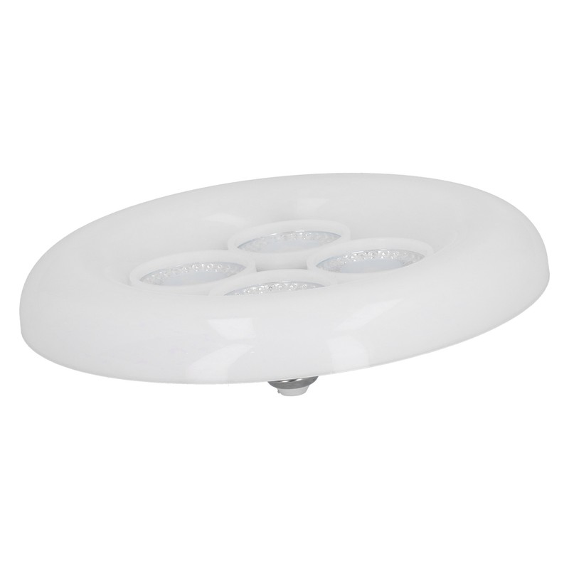 LED 4‑Hole LED Spot Light 3‑Gear Adjustable Spotlight for Garage