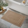Feather & Stitch 100% Cotton Terry Bath Mats 2 Piece